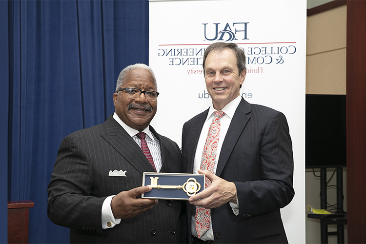 FAU President Receives Key to City of West Palm Beach