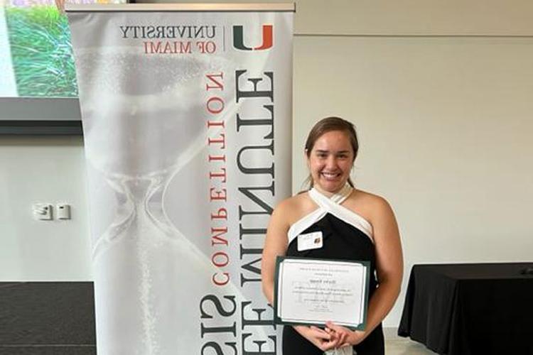 College of Science Student Places Second in Competition